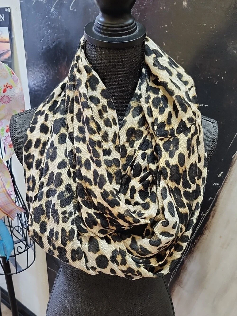 The Limited Leopard Print Infinity Scarf